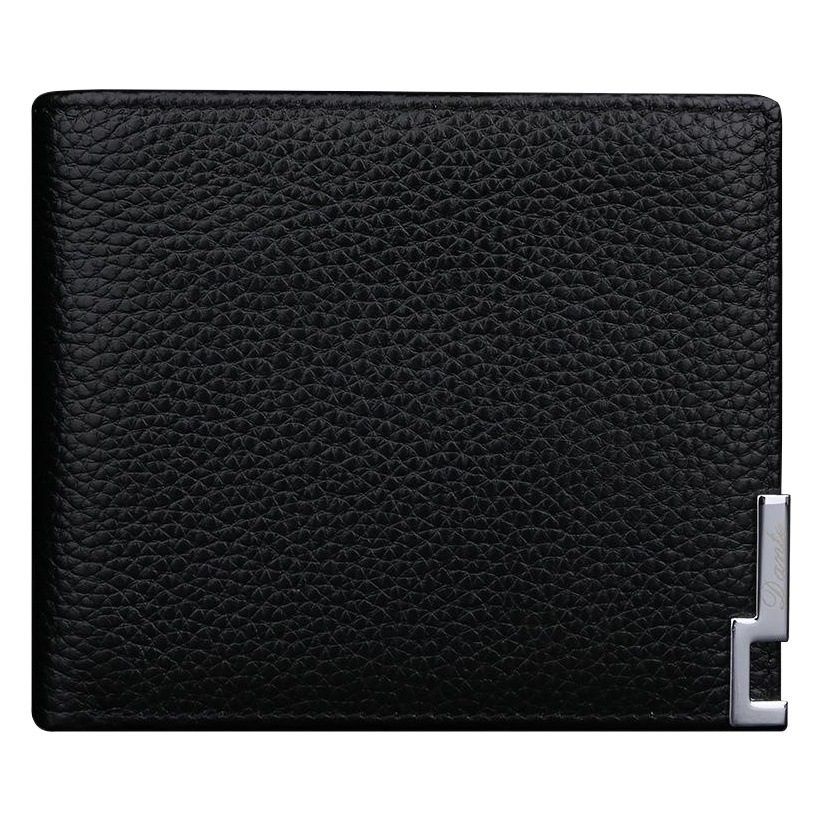 A generation of men's creative new wholesale wallet supply litchi pattern first layer leather wallet explosion generation