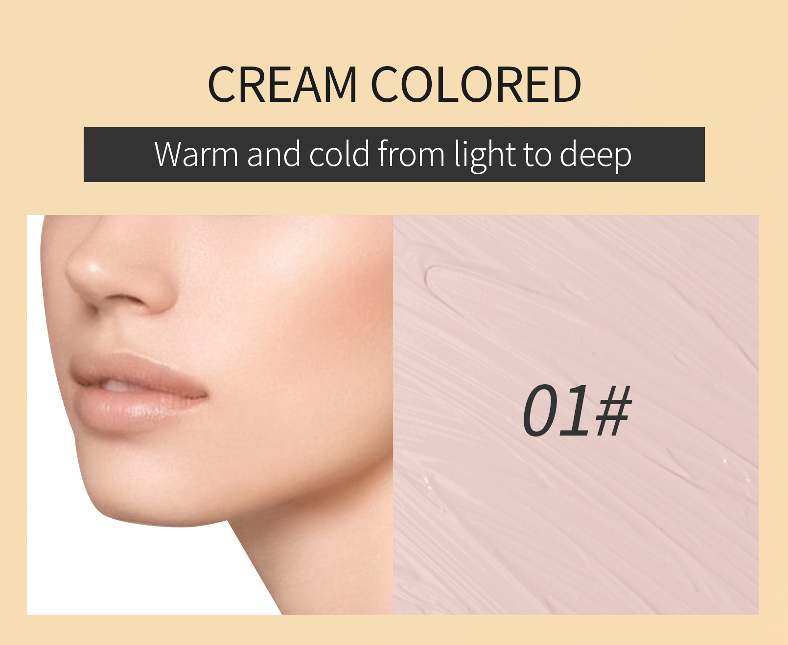 Hellokiss Concealer Foundation Moisturizes, adheres well and naturally brightens the wheat bronze color. Temperature-adjustable Foundation cross-border undefined