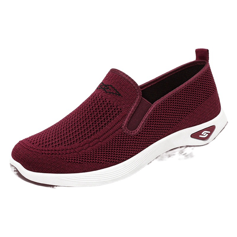 Zapatos de mujer 2024 primavera viejos zapatos de tela de Beijing al por mayor entrega transpirable ligero cómodo casual de mediana edad y ancianos mamá zapatos