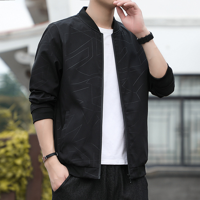 Chaqueta de primavera y otoño para hombre, estilo moderno, novedad 2023, chaqueta fina versátil, informal, talla grande image 8