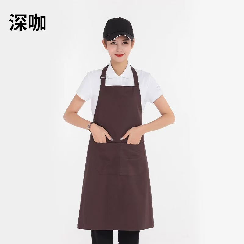 다크 커피 [발수] 조절 가능한 홀터넥