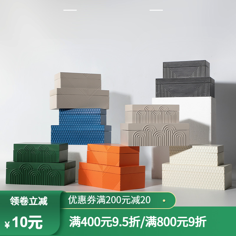 originality modern Open House Hearts colour Jewelry box decorate Decoration leisure time Geometry Storage Soft loading a decoration