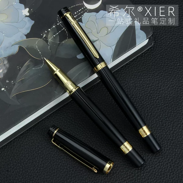 High-End Metal Signature Pen with Laser-Printed Logo, Bank Gift Pen, Insurance Giveaway Pen, Engraving Available, Wholesale in Stock