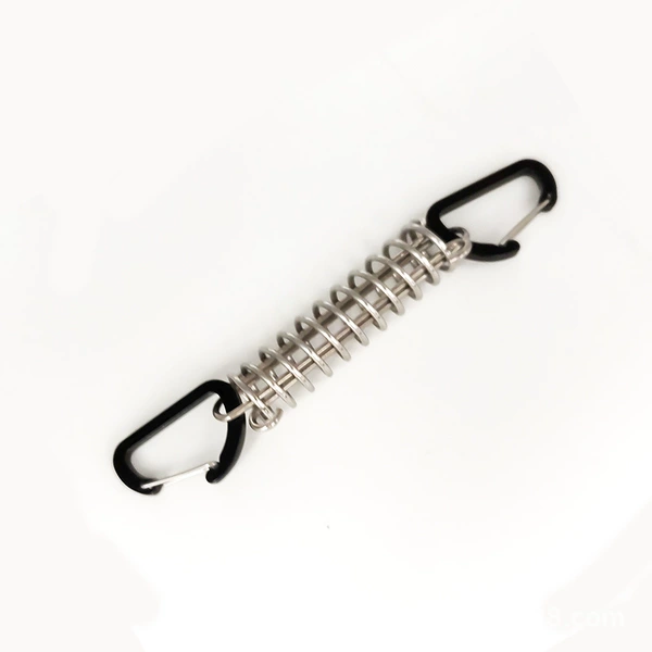 Black D flat buckle