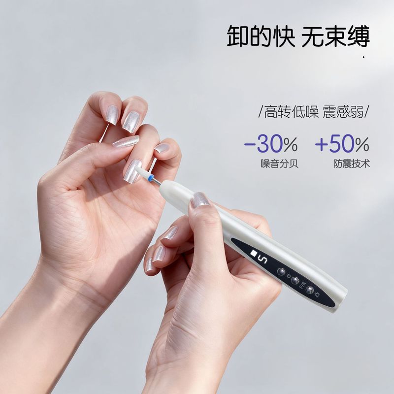 新款跨境蓄电无线美甲打磨机磨甲器便携美甲机家用电动美甲打磨器|undefined
