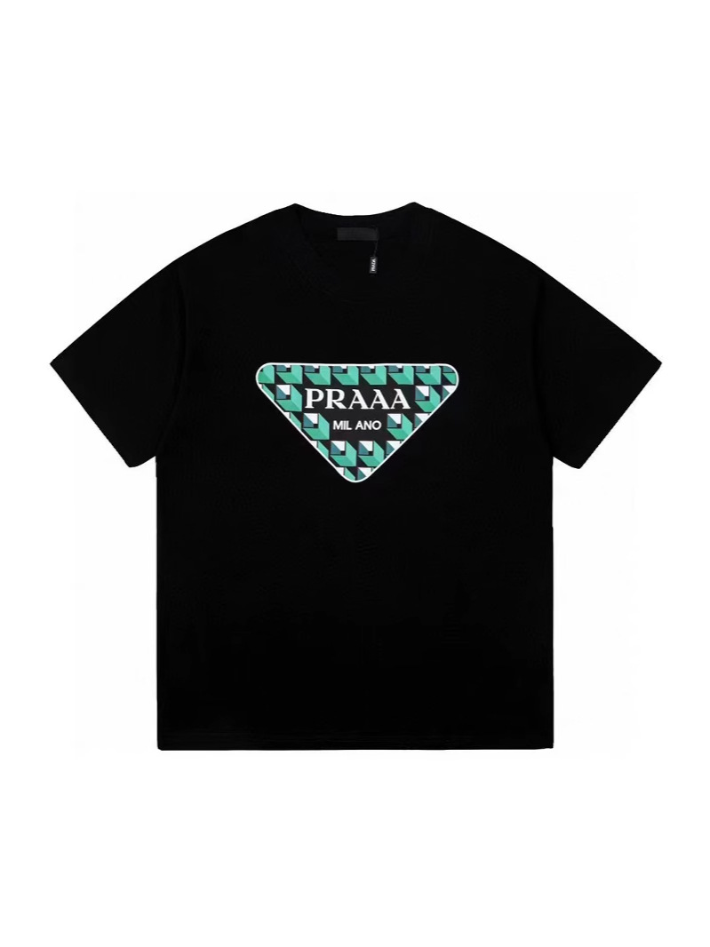Pula's Short-Sleeve T-Shirt Series Features a Collection of Metal Triangle Logos, Luxurious and Trendy Unisex T-Shirts, Exclusively Available for Cross-Border Sales
