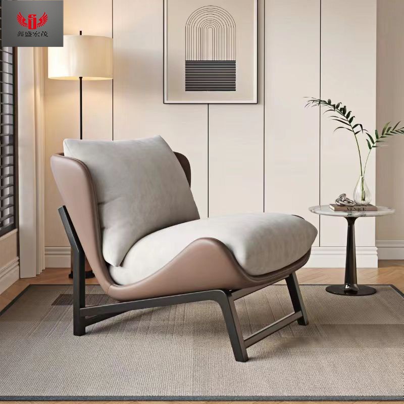 Sofá italiano de lujo minimalista sala de estar dormitorio simple oficina hotel dormitorio principal sofá relajado sofá ocio