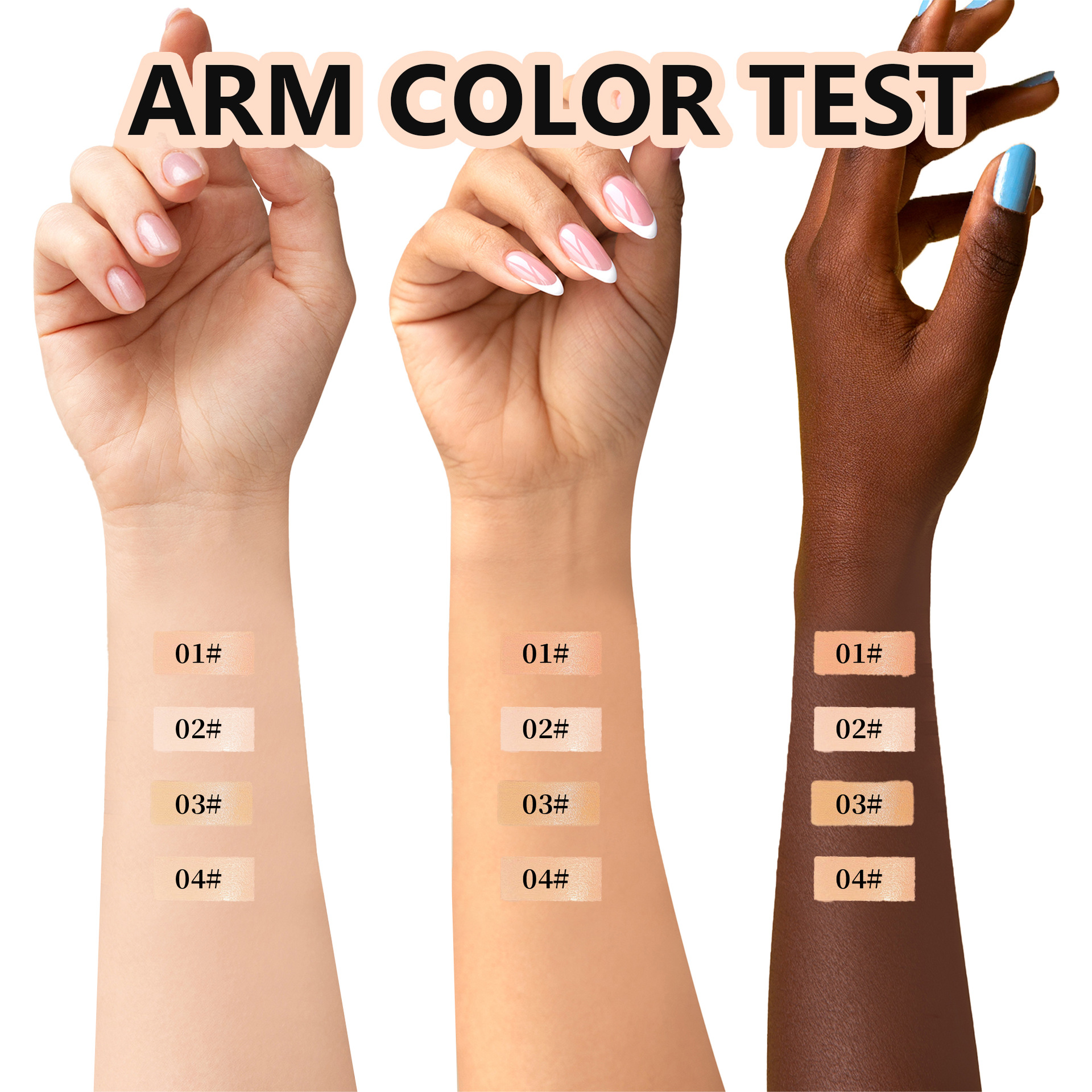 SHCOETY Moisturizing Concealer Oil-Control Foundation is easy to apply and does not fade, providing a long-lasting, clear and transparent nude makeup look. BB Cream is available for cross-border use undefined