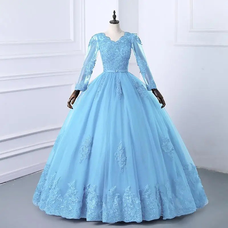 Traje en solitario 2025 nuevo estilo hilo de color música vocal bel canto prueba falda de tutú vestido de anfitrión mujer sexy retro