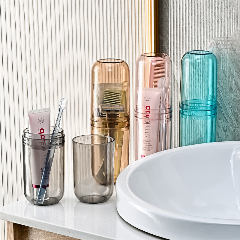 旅行洗漱杯套裝牙刷杯牙具漱口杯子家用便攜式牙缸收納盒旅遊必備