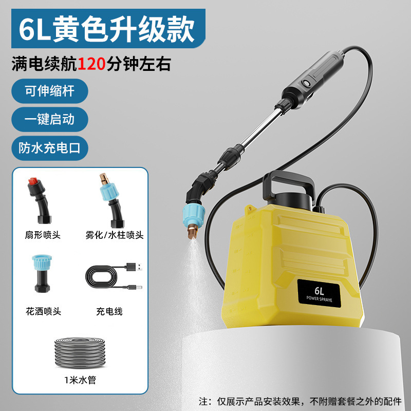 电动喷雾器农用喷壶高压小型消毒家用打药机农药喷洒器浇花水神器|undefined