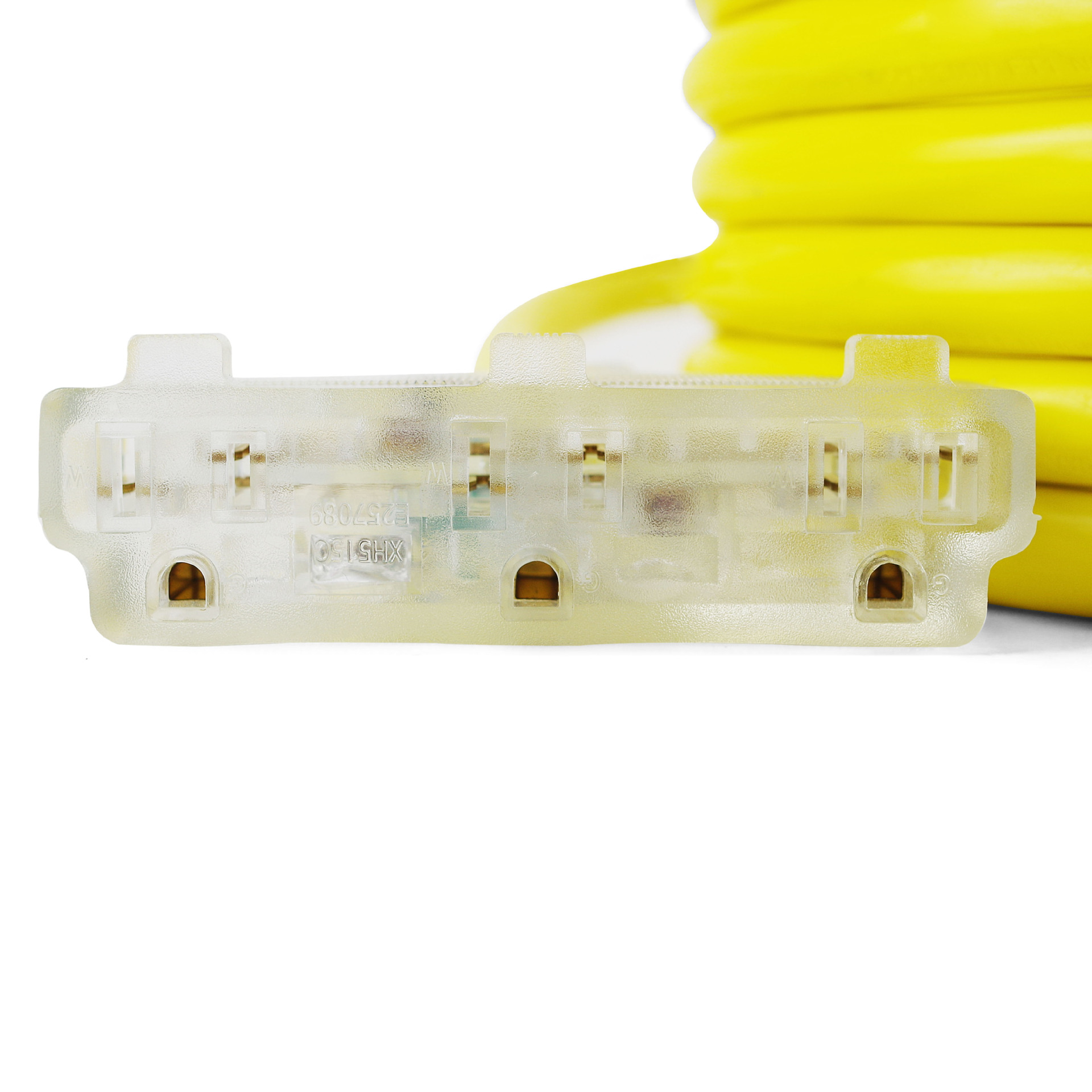 Cable de alimentación generador estándar americano L5 - 30P 5 - 15R3 toma de corriente médica transparente