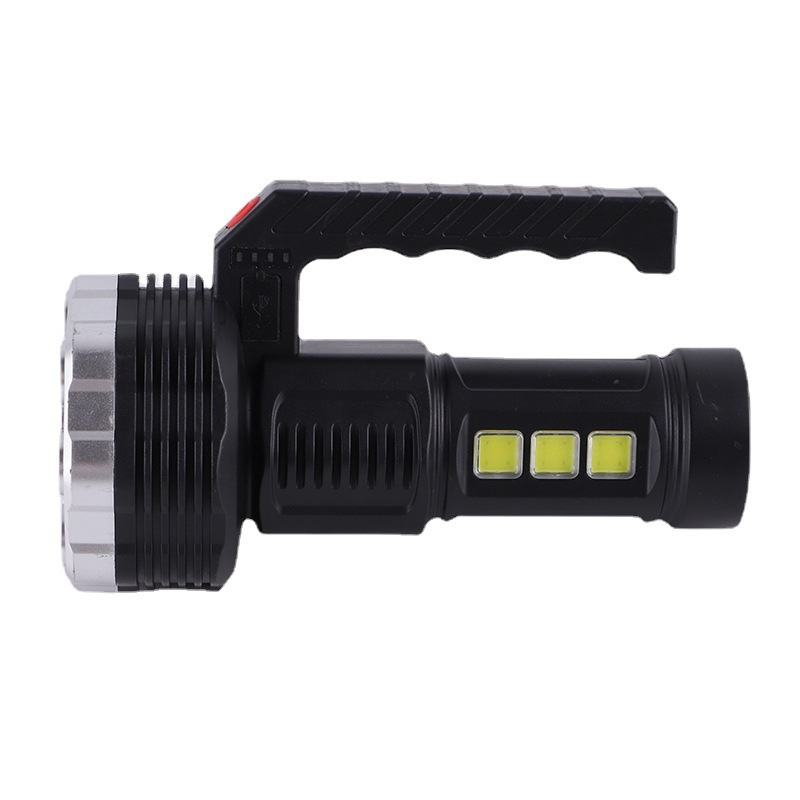 Linterna minera LED 913, recargable USB, para pesca y exteriores