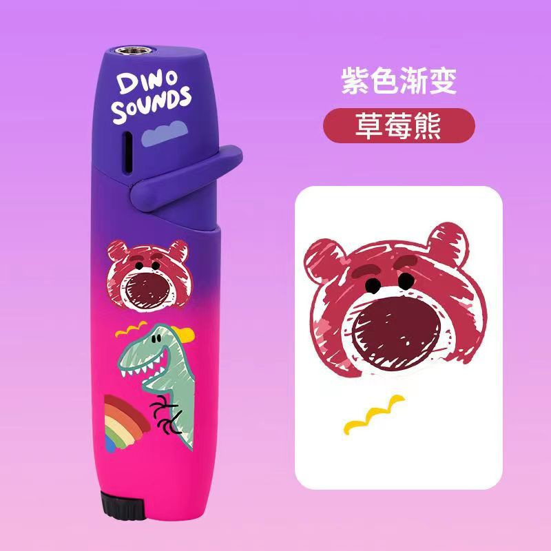 Pink and purple strawberry bear