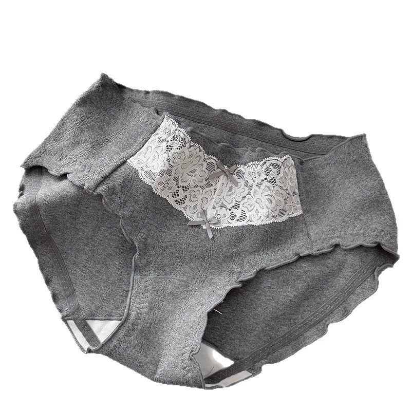 Хлопковые антибактериальные длинные детские lace pants, нижнее белье, штаны