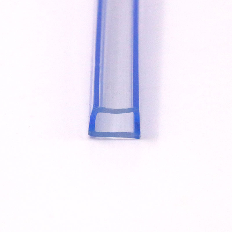 PVC bicolor coextruido tira de plástico suave de PVC azul y blanco bicolor multicolor opcional puede hacer de acuerdo con los dibujos