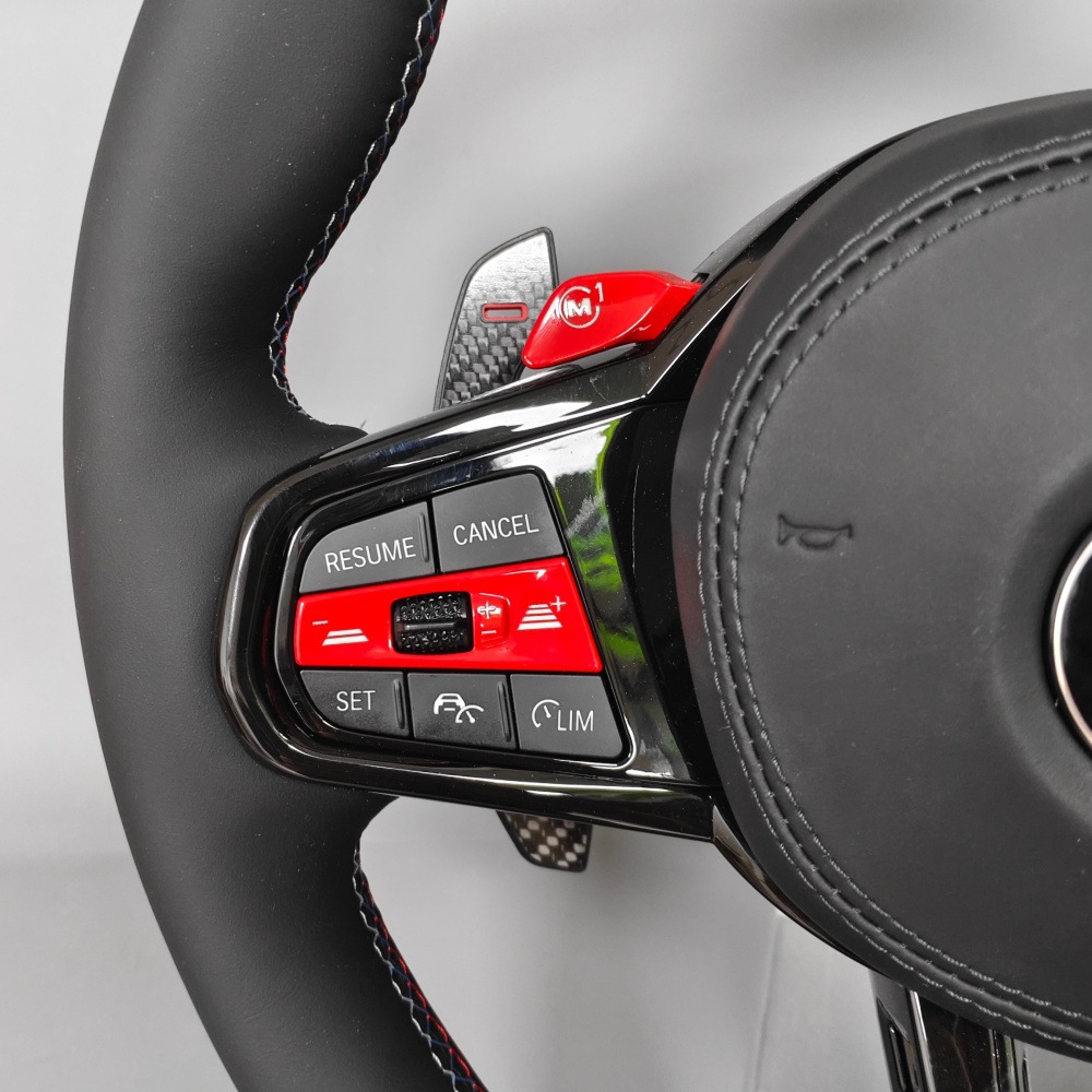 Exclusive for cross-border sales, red CS Sport ACC BMW steering wheel assembly suitable for all 1, 2, 3, 4, 5, 6, 7 series and X1, X2, X3, X4, X6
