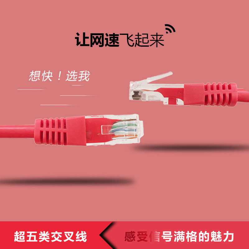 Anpuhongye Category 5E and Category 6 Staggered Network Cable Computer-To-Computer Crossover Network 1/2/3/5 Jumper