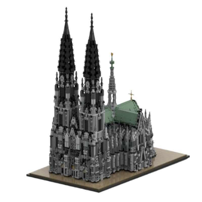 Cross-border Hot-selling In-stock MOC-191784 Small Particle Building Block Toy Castle Educational DIY Model Decoration_voghion.com