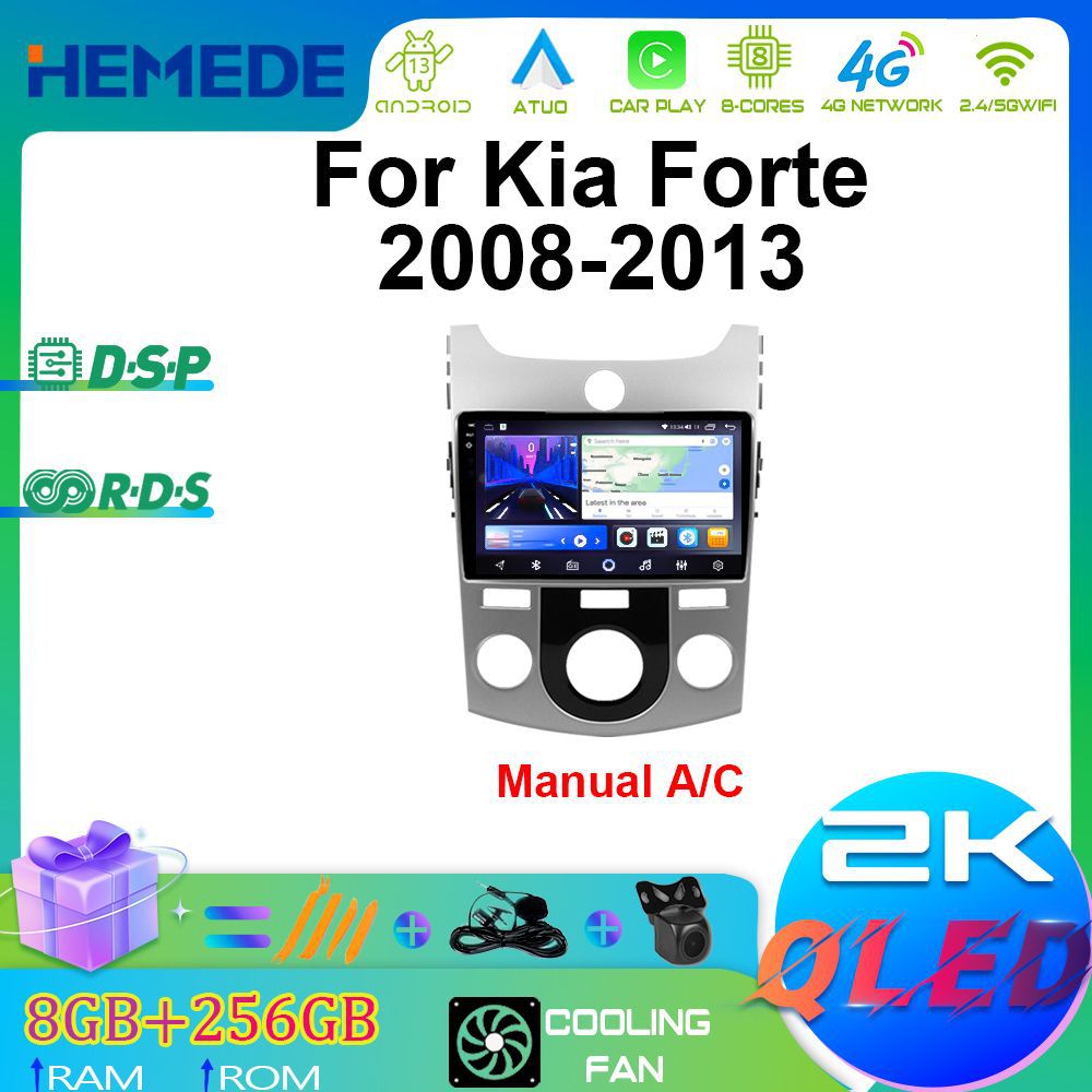 Suitable for Kia 08-13 Models Freddy Manual Smart Audio-Visual Car Navigation Carplay Navigation All-In-One Device