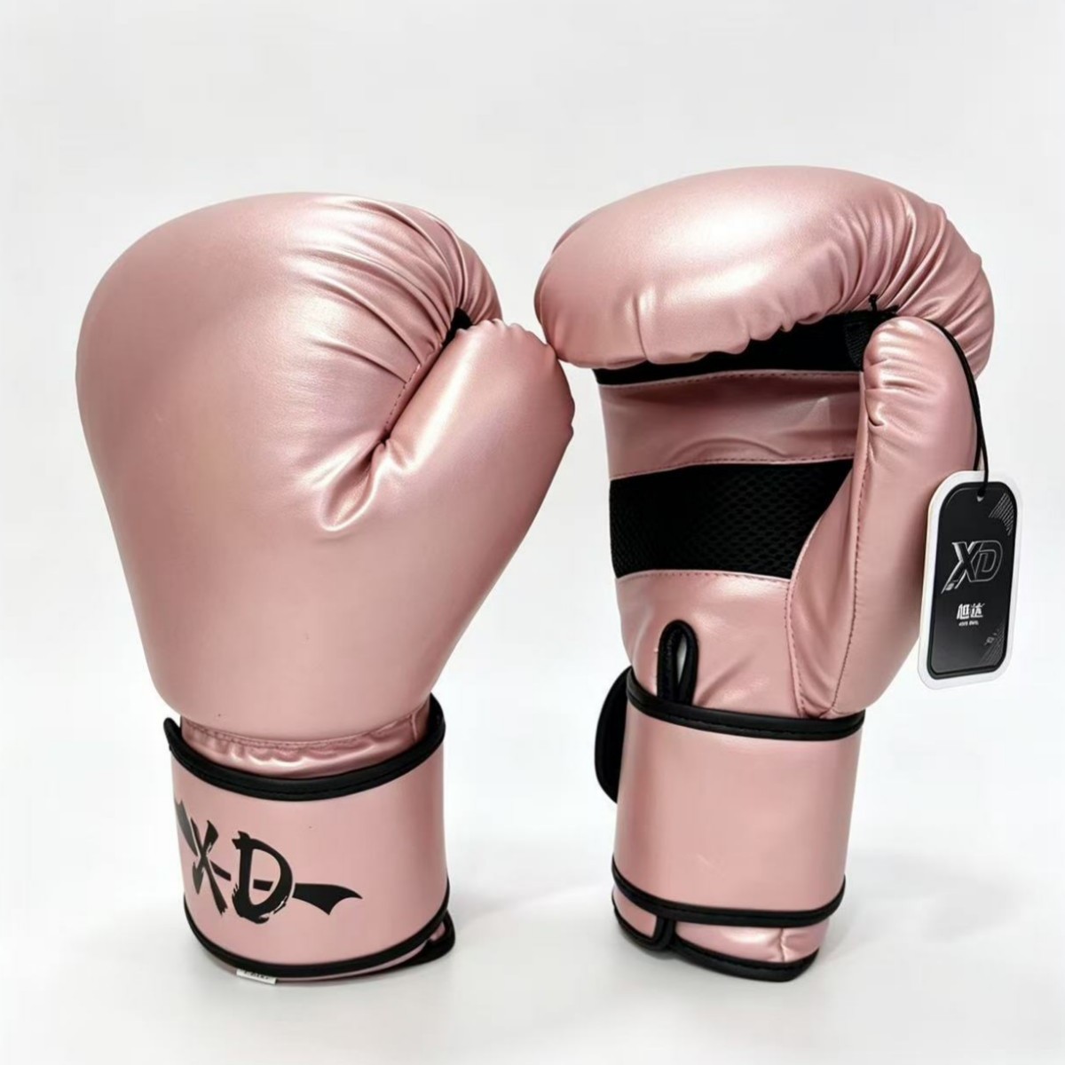 Thickened molded boxing gloves for Sanda training, Taekwondo fighting, combat gloves, sports fitness women's boxing gloves