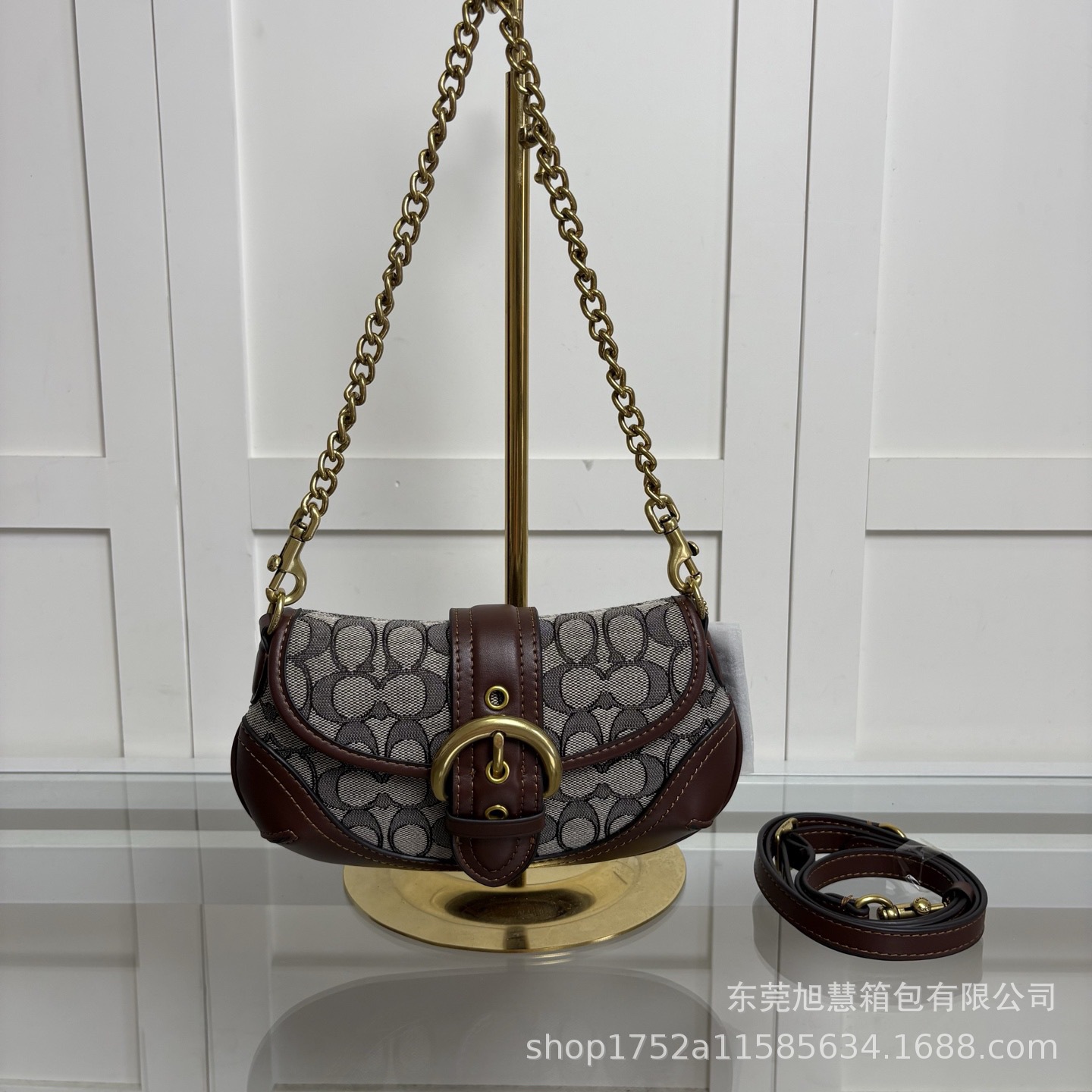 C-Style New Soho Underarm Saddle Bag Handheld Shoulder Pea Bag Genuine Leather Crossbody Vintage Bag For Women - Thumbnail 2