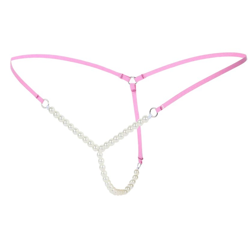 Фабрика оптовой поставки женщин сексуальный жемчужный массаж стринги T брюки 160