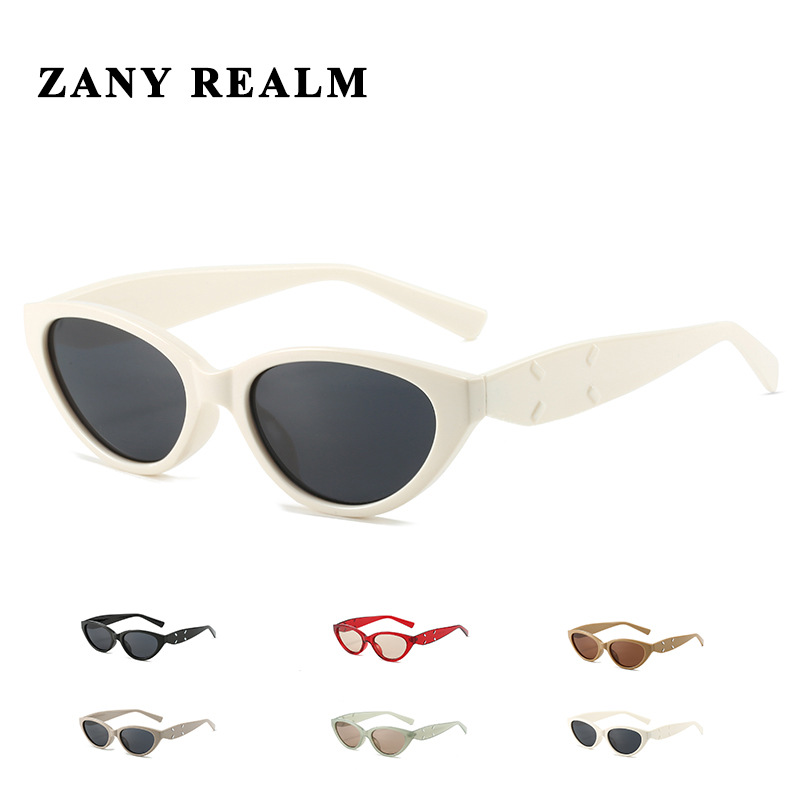 Moda coreana, cara, pequeña protección UV, chica caliente, gafas de sol de ojo de gato, sentido avanzado 2024, nuevas gafas de sol de protección solar para hombres