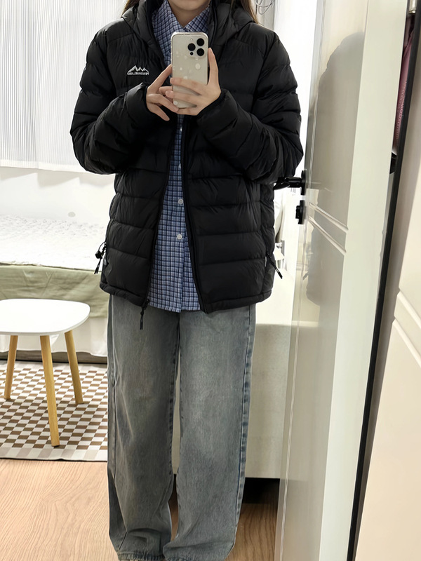 排骨轻薄90白鹅绒服女2025秋冬新款休闲连帽鹅绒短款外套男女同款|undefined