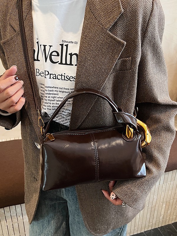 Nueva moda Meirade bolso pequeño bolso de mujer comercio exterior retro versátil bolso de mochila de textura alta bolso de almohada portátil