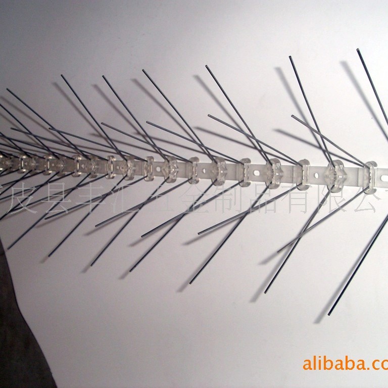 供应各种规格屋檐建筑用鸟刺不锈钢鸟刺塑料鸟刺