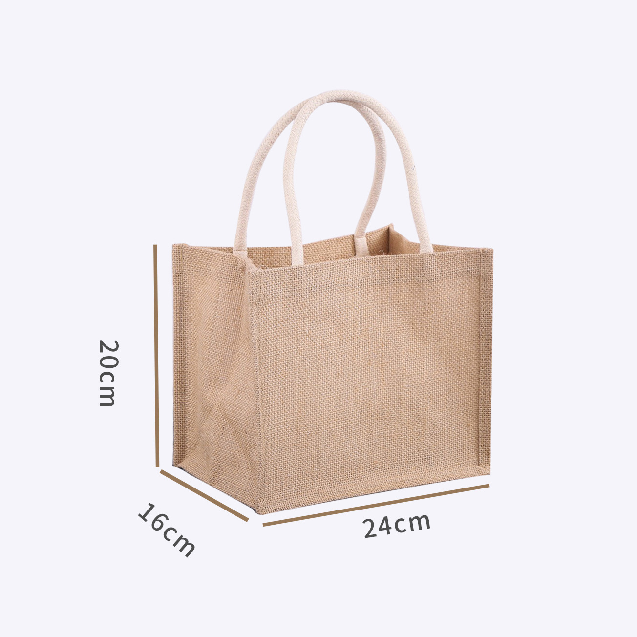 Bolsas de lino retrógradas en blanco pintadas bolsas de lino de gran capacidad personalizadas simples bolsas de lino de mano personalizadas