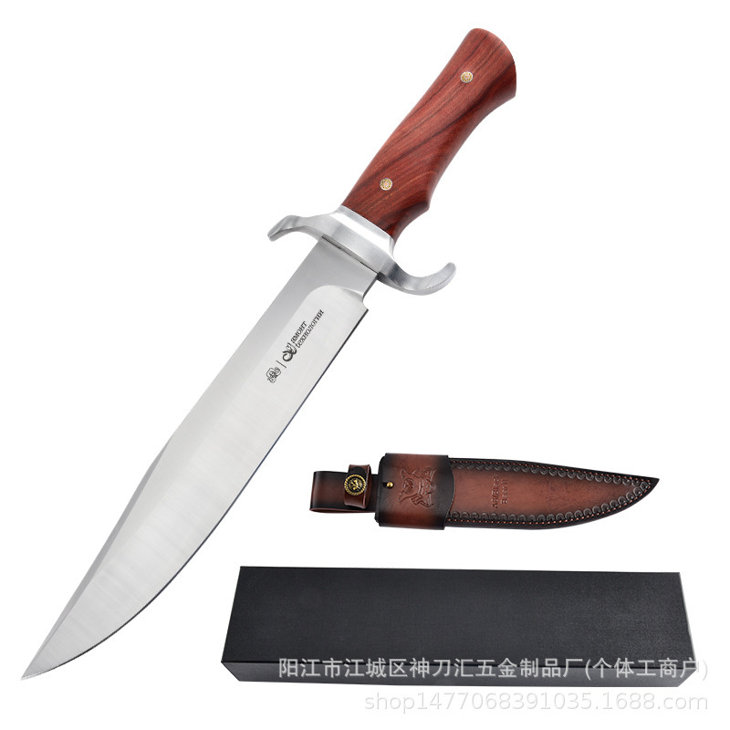 新しい国境を越えた輸出ホット販売キール一体型ボーイアウトドアストレートナイフアウトドアキャンプサバイバルポータブル戦術ストレートナイフ|undefined