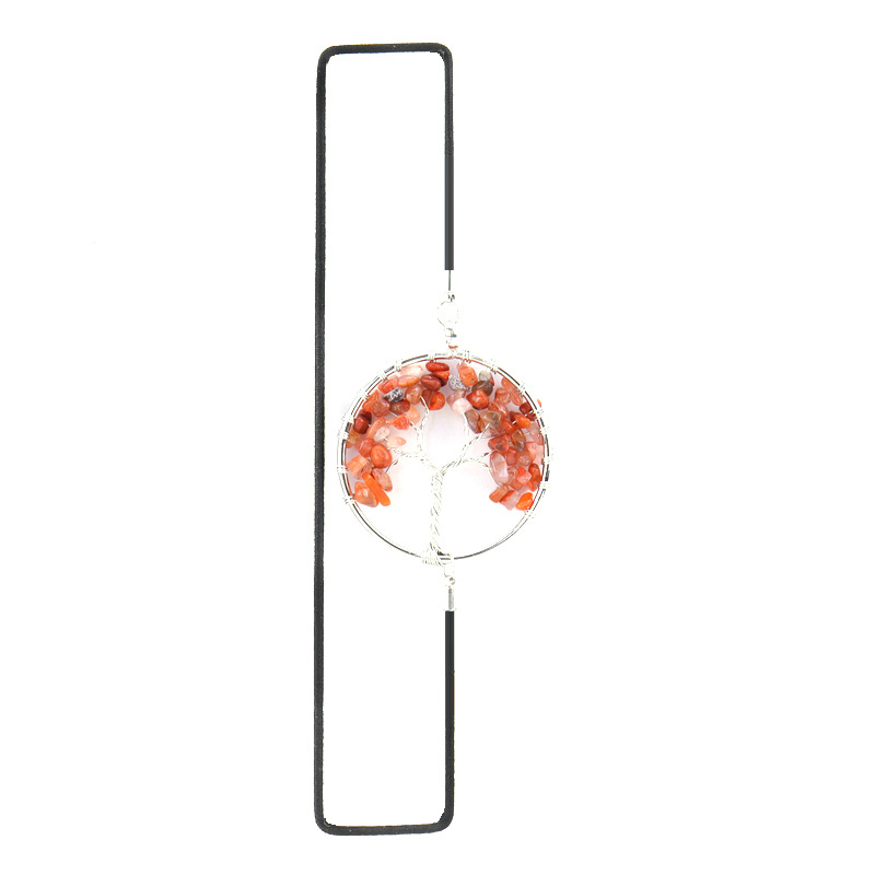 20g Weight Bookmark Stationery Type 1 Piece Quantity Learning, School Occasion Filament, gravel, Copper Wire Material Life Tree Pattern Retro style 1 Piece Life Tree Learning School Filament Gravel Copper Wire Retro Bookmark 8