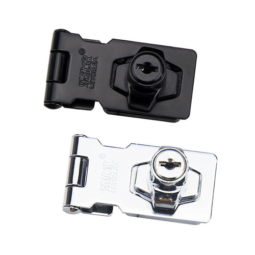With lock brand lock buckle drawer cabinet lock cabinet door lock desk wardrobe lock household old-fashioned hole-free