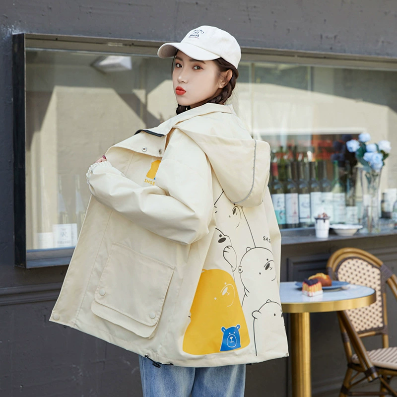 Tide, jacket, spring autumn trench coat for students, 2023 collection, Korean style