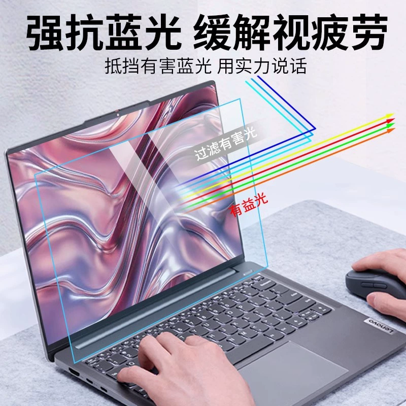 Защитная пленка для экрана ноутбука Lenovo ThinkBook 14, набор пленок 16+ для 14" ноутбука, антибликовая/с фильтром синего света
