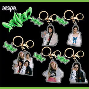 AESPA (MyWorld) новая Аккle ключ пряжка сумки упаковка аксессуары звезды вокруг