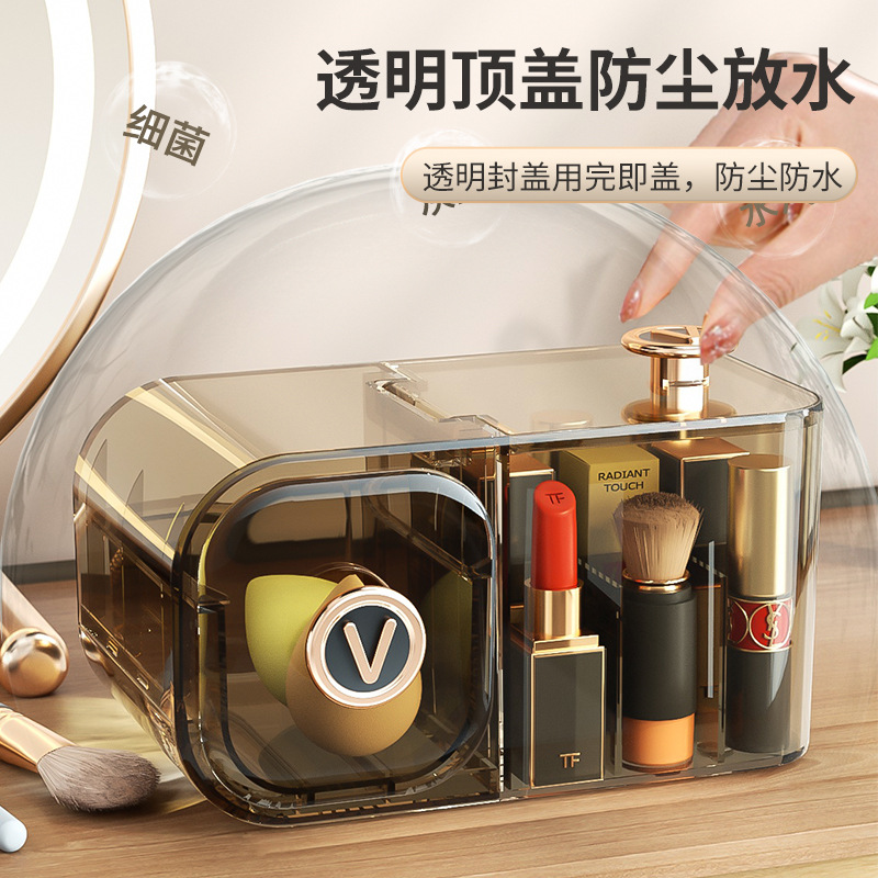 2023 New Collection Storage Lipstick Box Desk Dustproof Makeup Lipstick Box, Premium with Lid, Lip Lacquer Lipstick Organizer