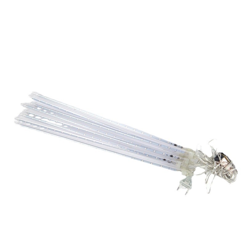 Lámpara de lluvia de meteoritos LED cadena de luz solar colorida luz de decoración de árbol colgante luz de decoración de festival de Navidad de jardín