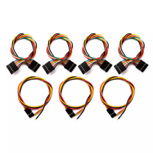 杜邦线2P/3P/4P/5P/6P/7P/8P/10P单头/ 双头2.54mm彩色排线连接线