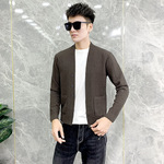 Модный трендовый кардиган, универсальная цветная накидка для отдыха, мужская куртка, коллекция 2022