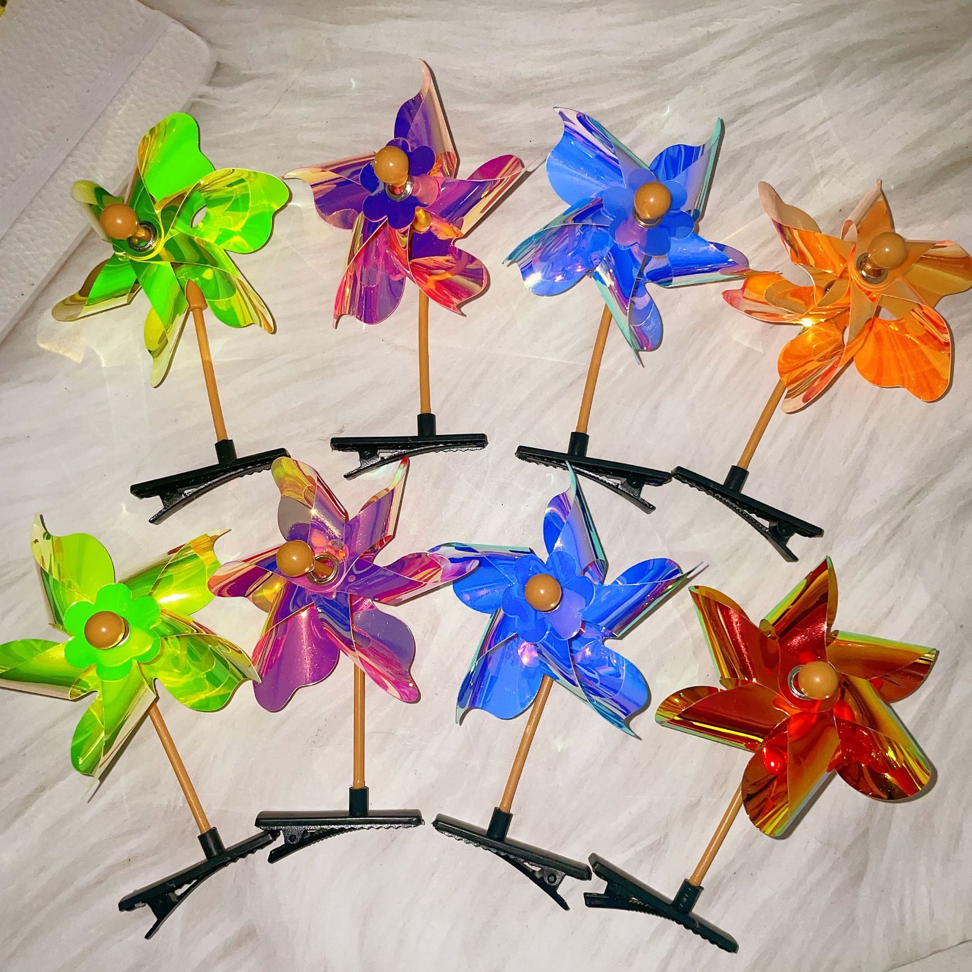 투명한 풍차 헤어핀 믹스