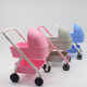 Dollhouse doll house 1:12 miniature baby stroller simulation mini baby cradle trolley toy