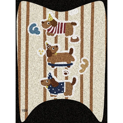 Electric vehicle foot mat – Waterproof and Non-Slip Electric Vehicle Yadi - dachshund