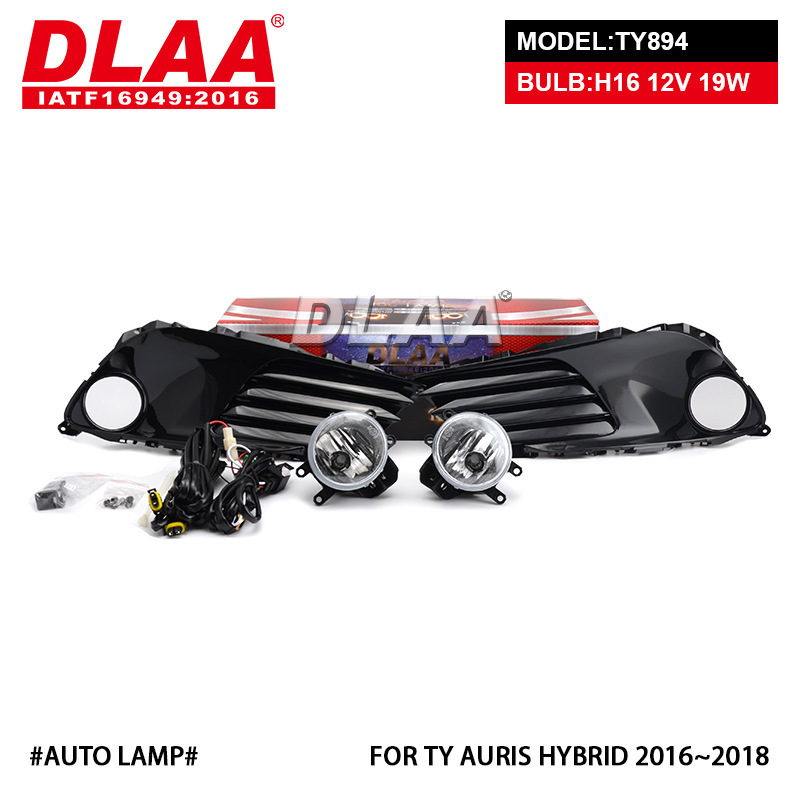 Lámpara de halógeno de baja elevación con lámpara funcional para vehículo especial con conjunto de lámpara de niebla híbrida Toyota auris