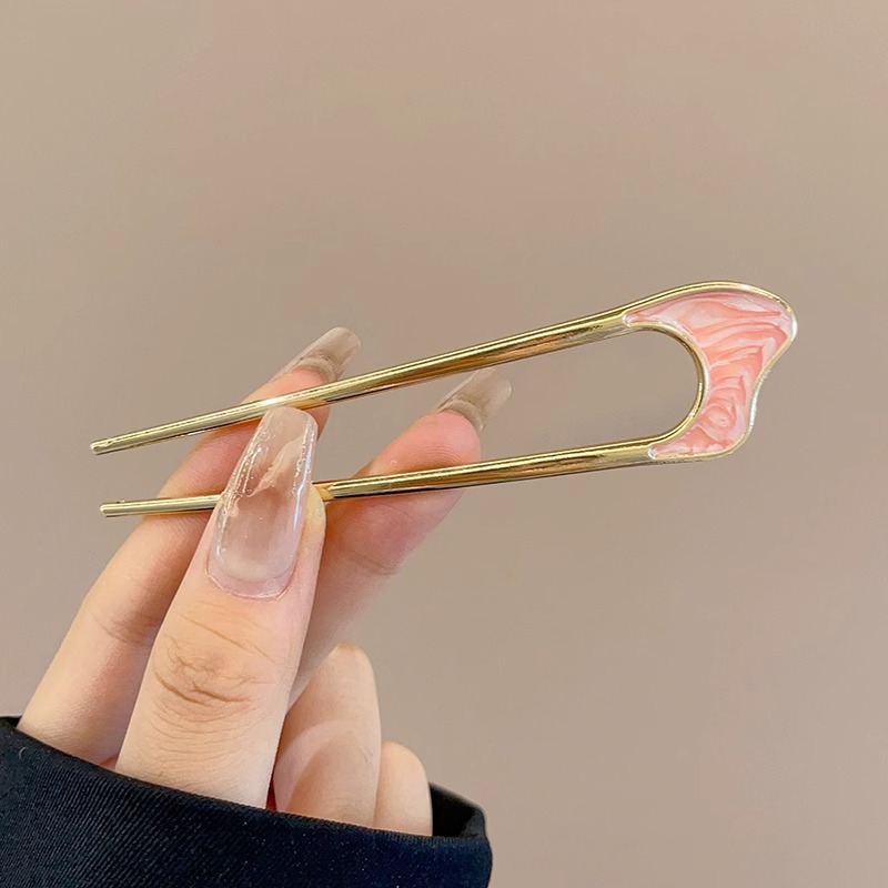 Cuatro dientes enchufe de cabello para mujer 2025 nuevo tipo de cabeza de bola fijación en forma de U enchufe de cabello de alta calidad enchufe de cabello