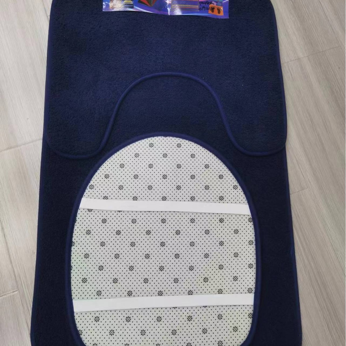 Juego de Alfombrillas de Baño de 3 Piezas Absorbente y Antideslizante