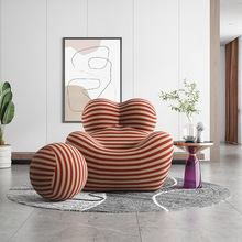 创意绣球椅设计师单人沙发椅北欧简约现代休闲椅别墅酒店懒人沙发
