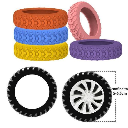 Replacement wheel rubber sleeve handle case protector set for suitcase, silent wheel kit, swivel wheel rubber ring